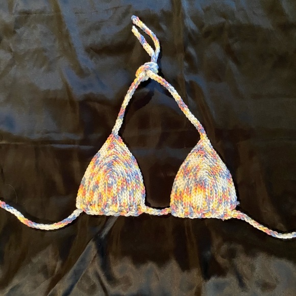 Other - Handmade crochet bikini top